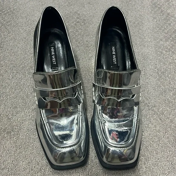 Nine west metallic shoes deals